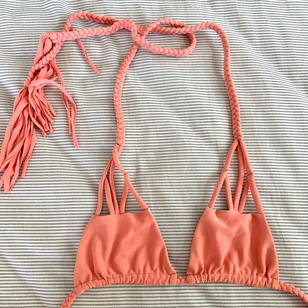 ACACIA Haena Top in coral size S